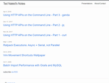 Tablet Screenshot of naleid.com